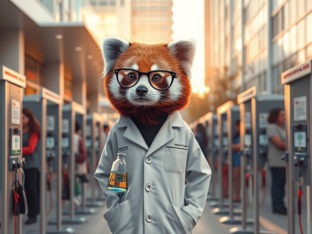我是熊猫血,当时去献血,然后血站的
