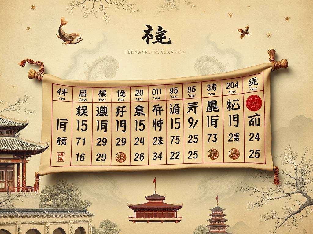 十年大运对照表