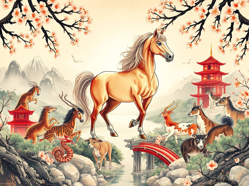 属马与十二生肖配对图
