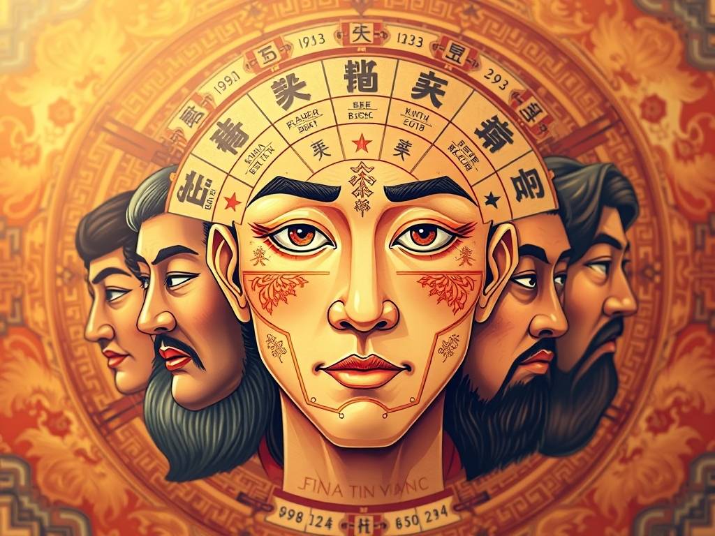 面相12宫图位置详解