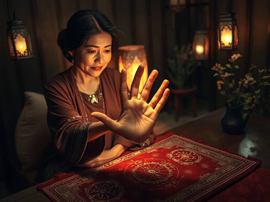 网上帮人看手相的