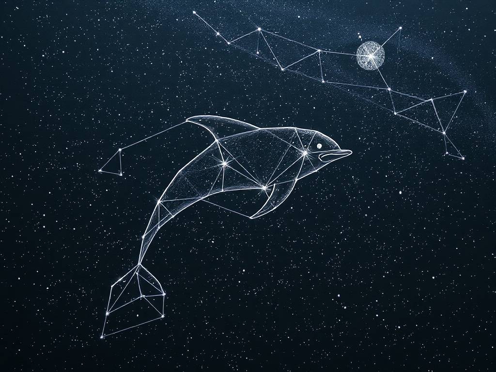 双鱼座星图连线图
