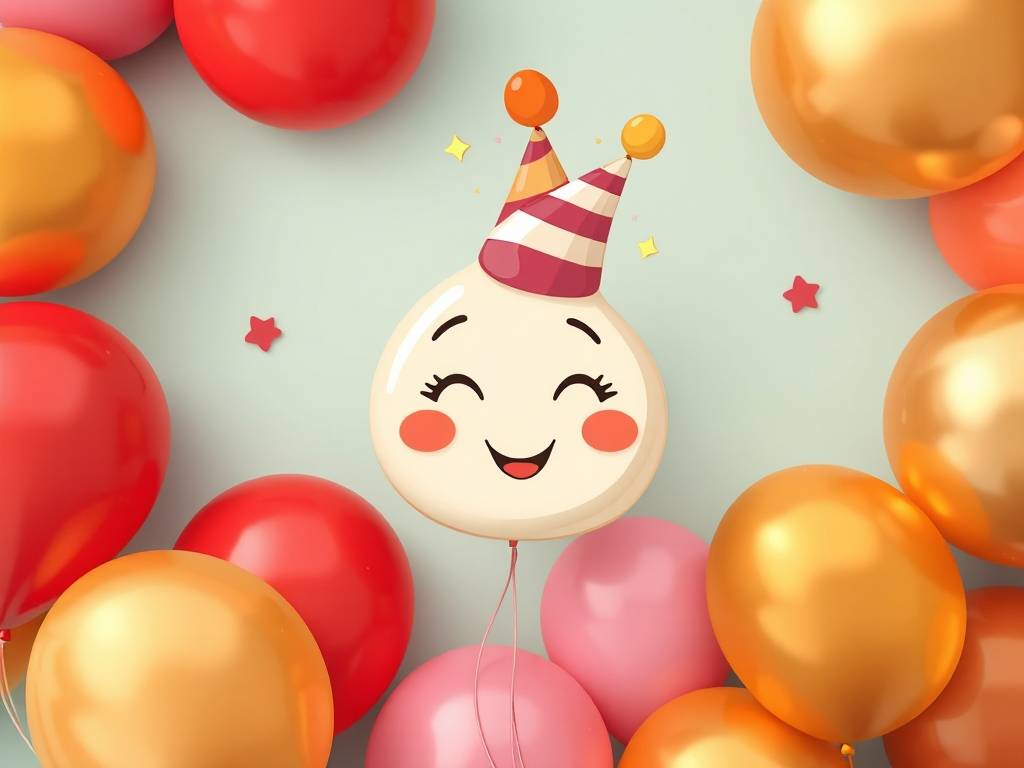 生日喇叭简笔画