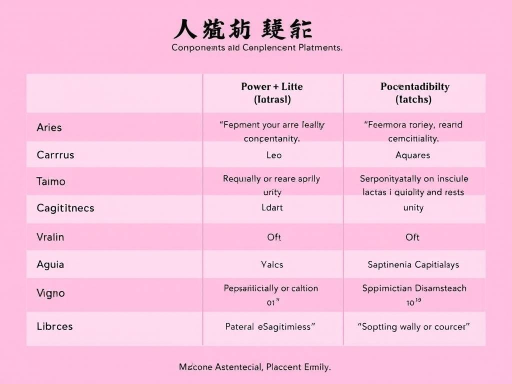 星座最佳配对组合表