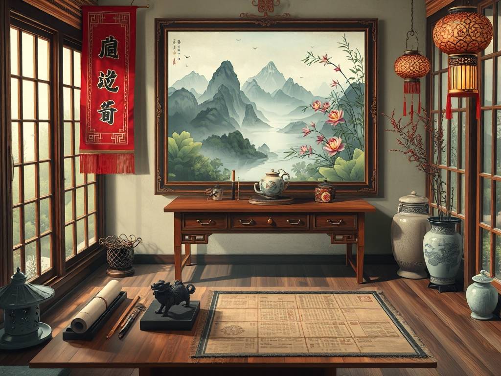 书房挂画风水