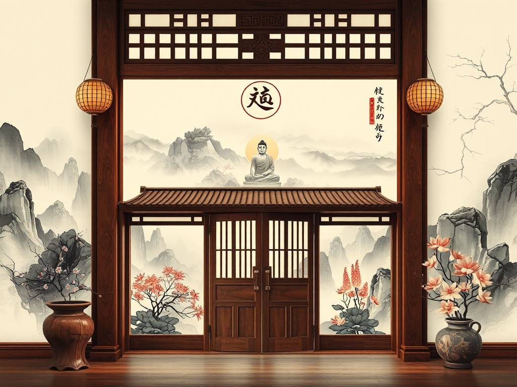 店里玄关应该放哪些背景图片