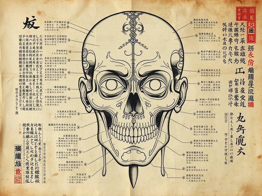骨相算命对照表