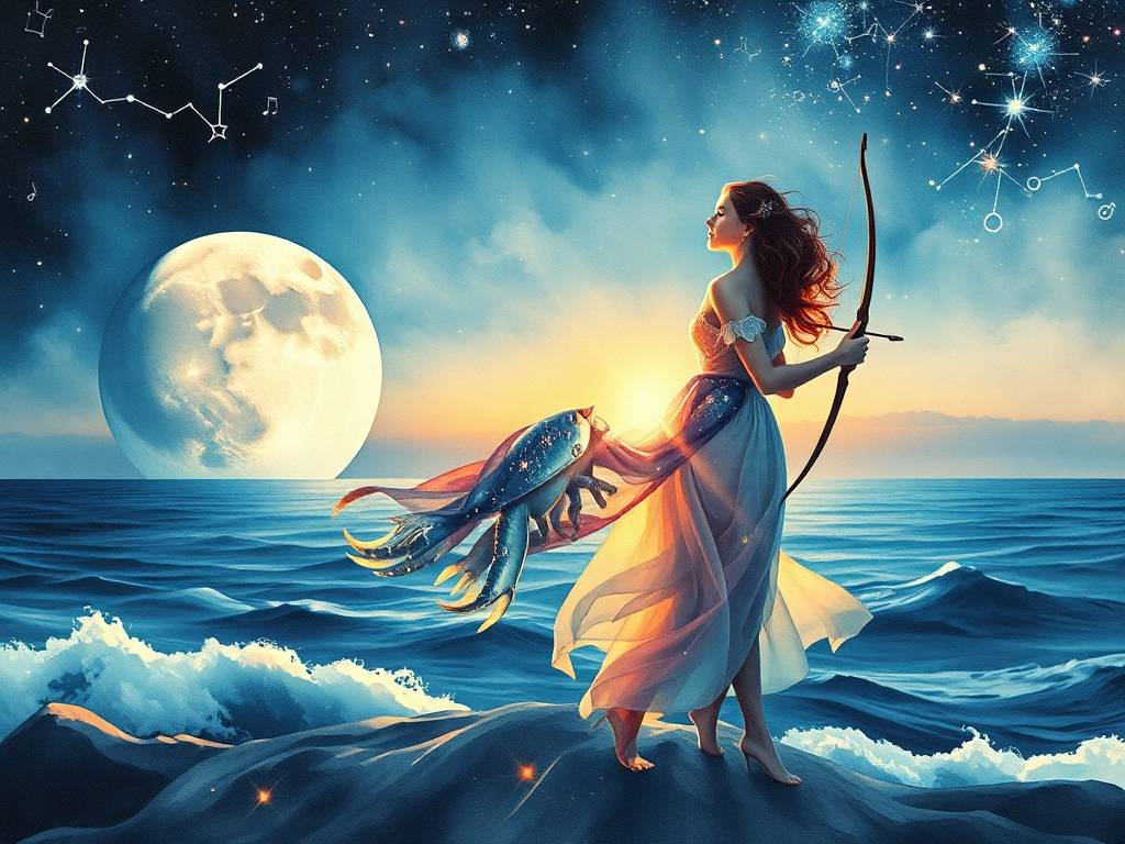 射手座和巨蟹座明星夫妻