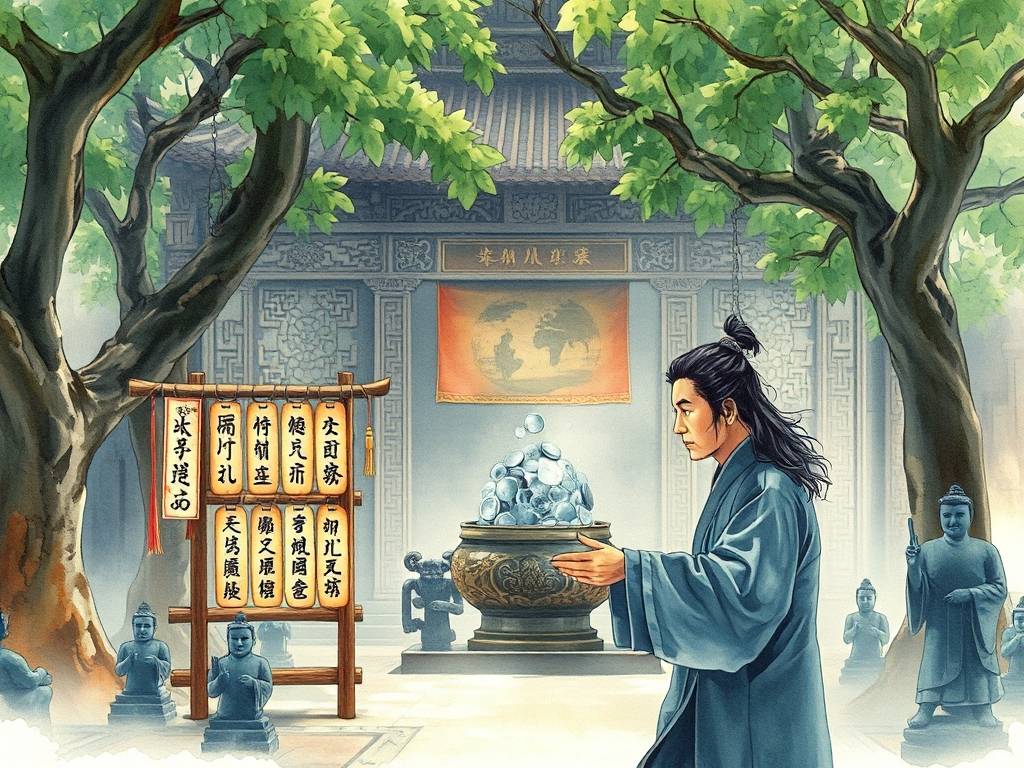 土地公灵签抽签解签