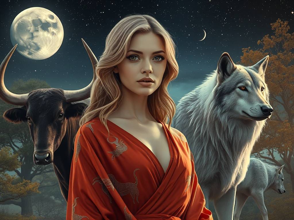 摩羯座的性格符号女生图片