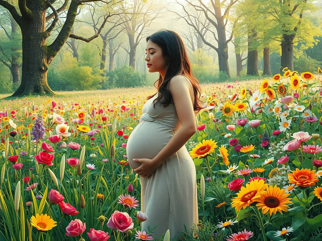 孕妇梦见大片植物开花