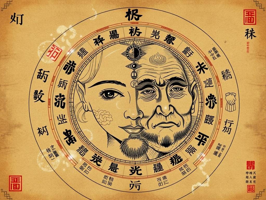 面相流年运势图