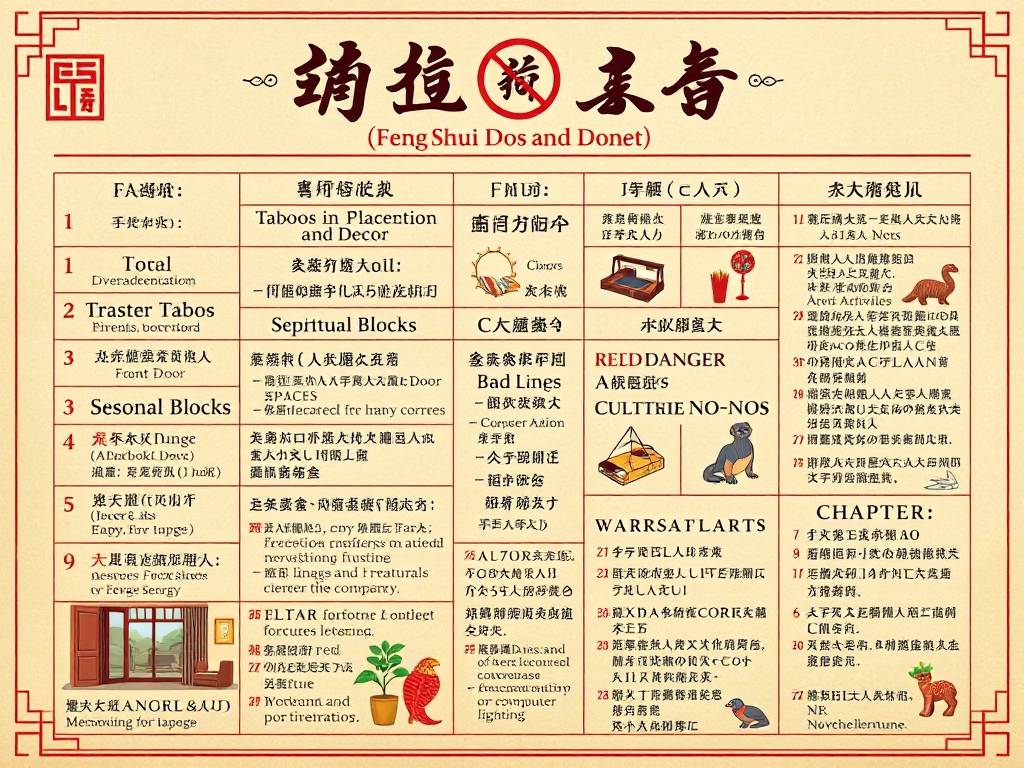 公司风水大忌一览表