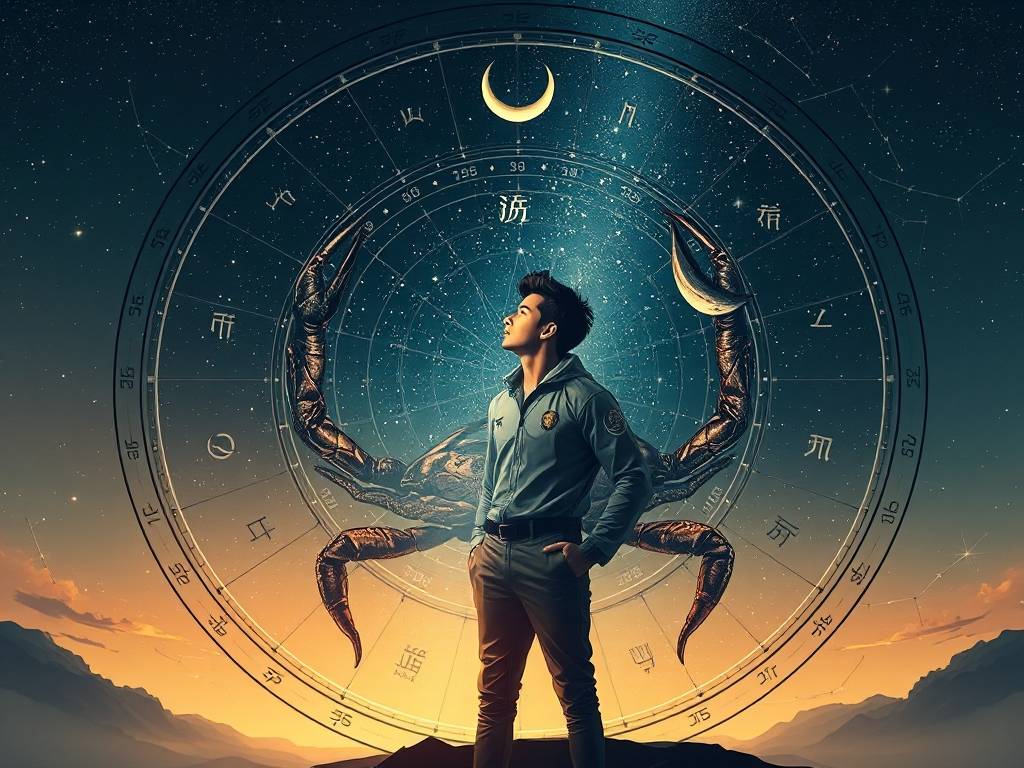 占星巨蟹座性格分析图男生