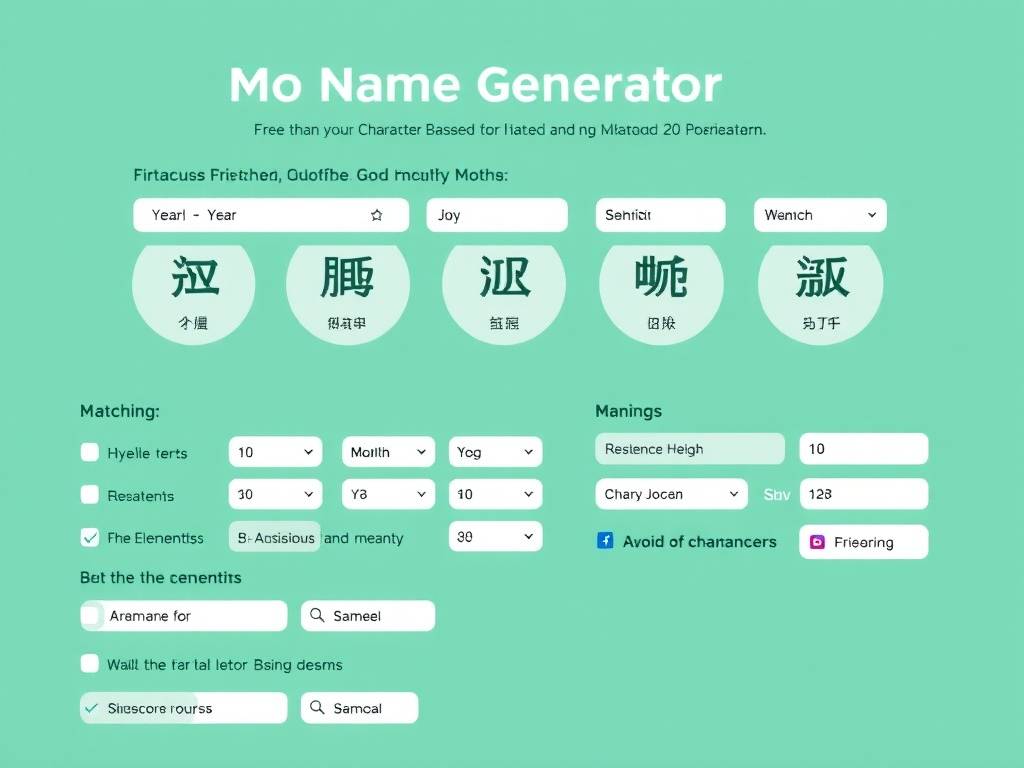 免费取名字生辰八字起名软件