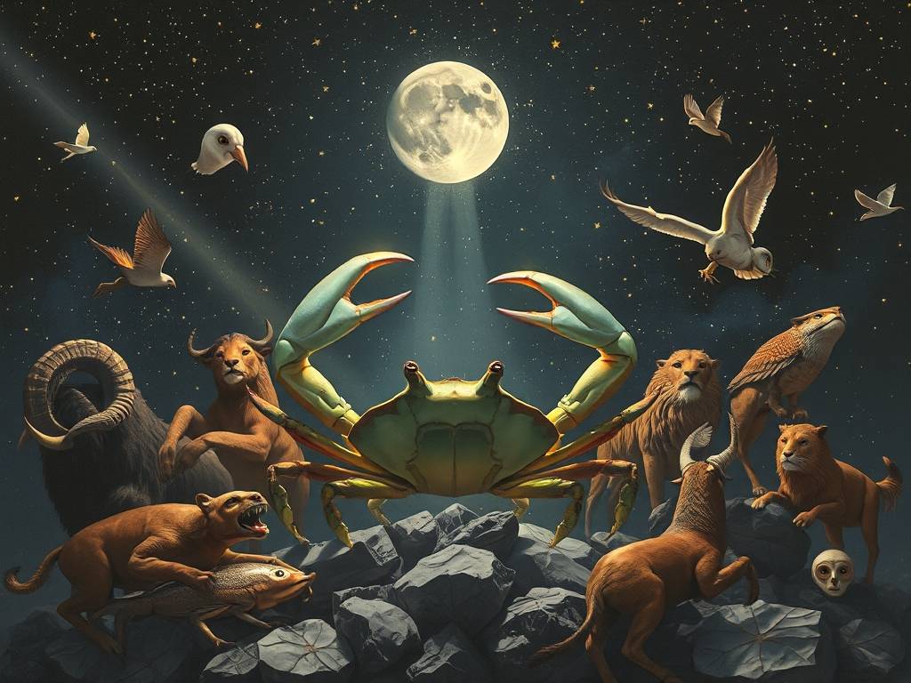 任何星座斗不过巨蟹座