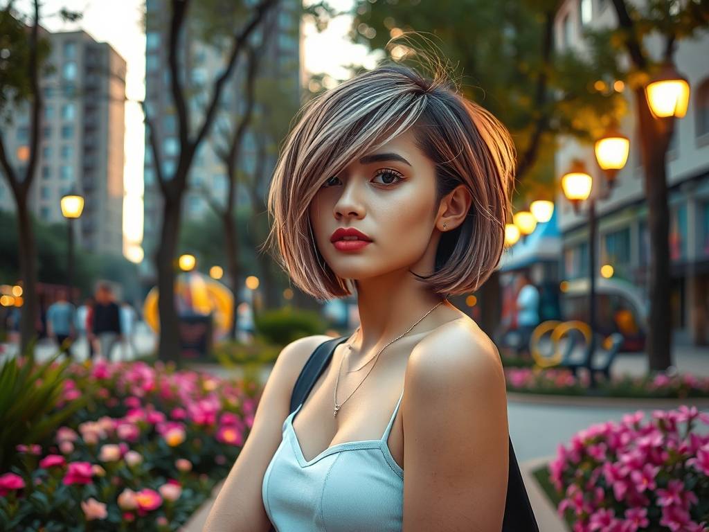 时尚少女发型图片