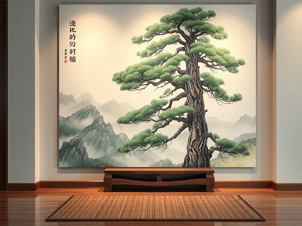 玄关画松树有风水讲究么