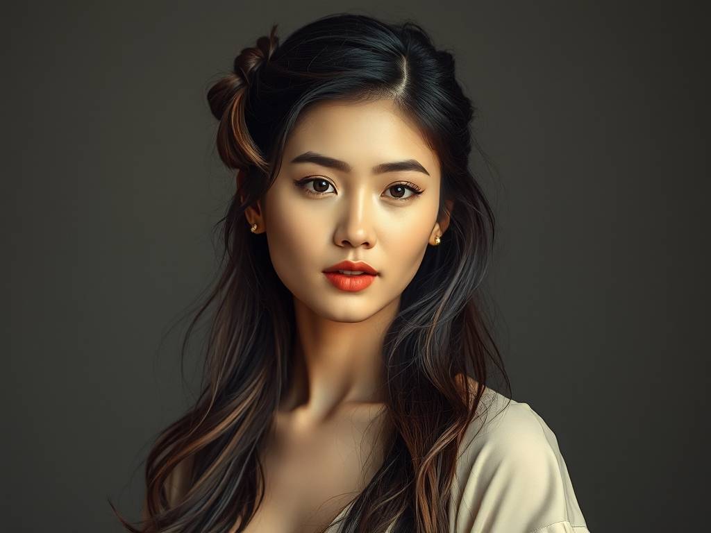 天秤座女生时尚小辫子好看吗