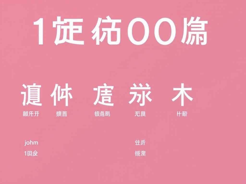 英文名字大全10000个
