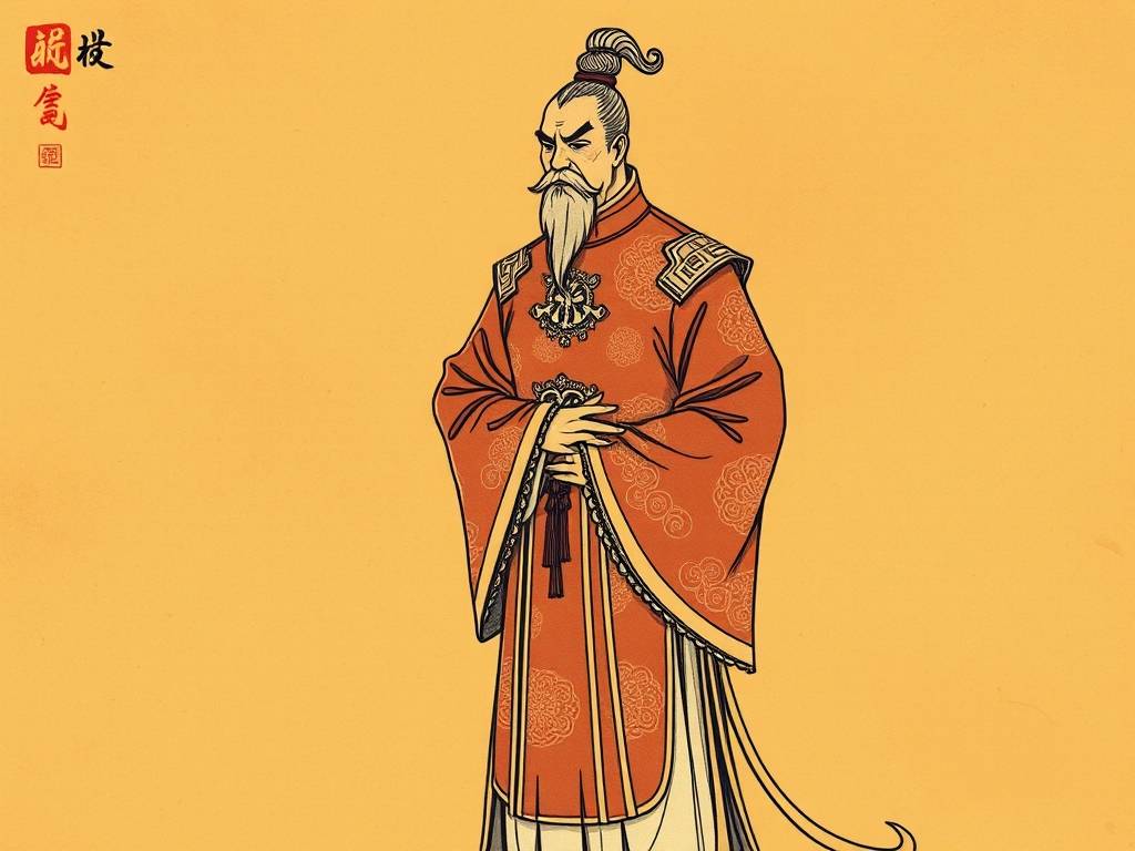 狮子座古装衣服简笔画图片