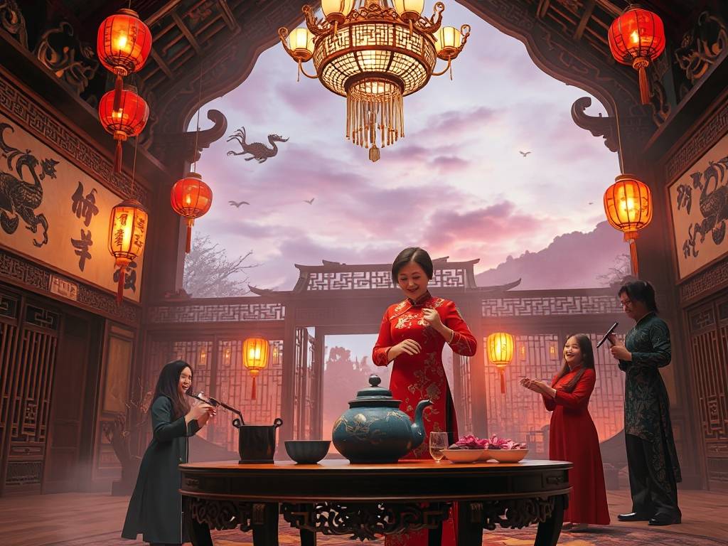 梦到家里好像办什么喜宴