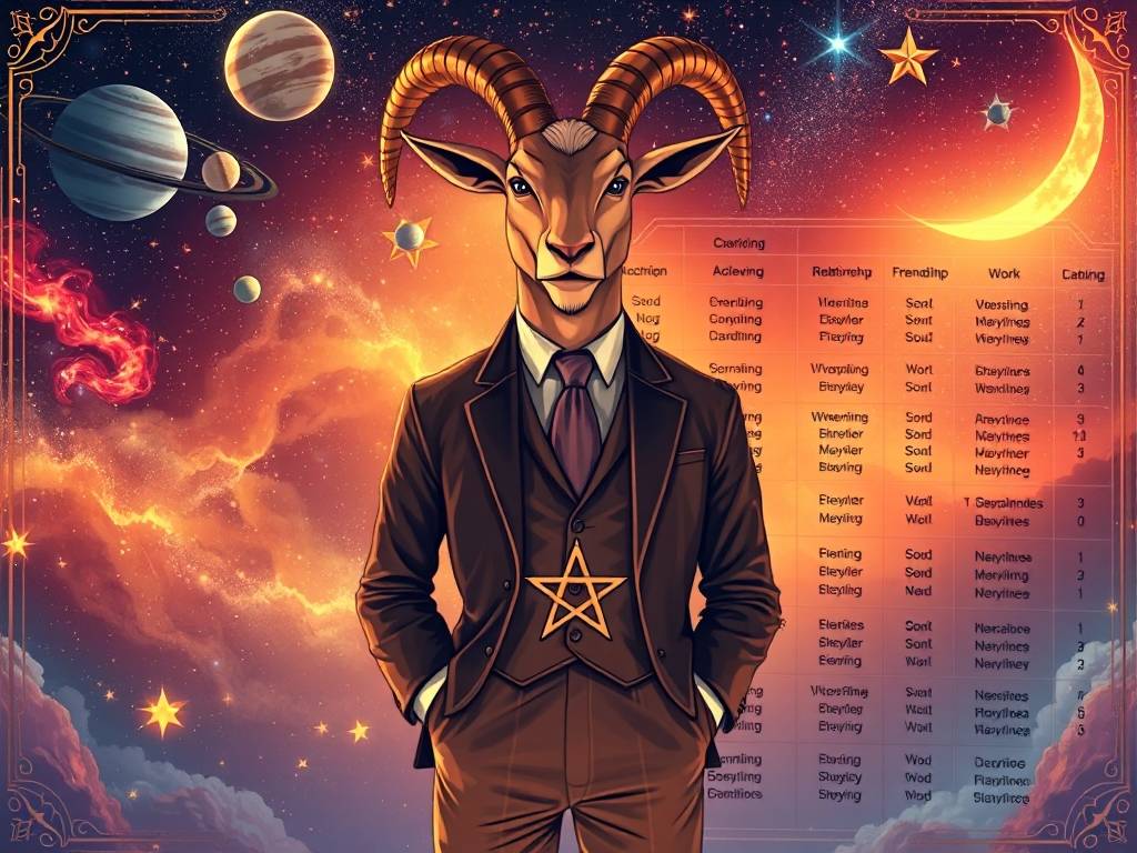 猜摩羯座和星座配对表图片大全