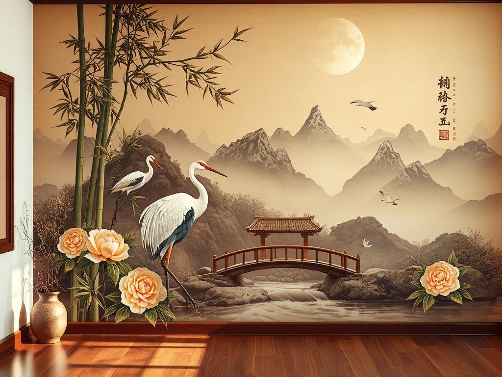 东墙玄关风水画图片大全