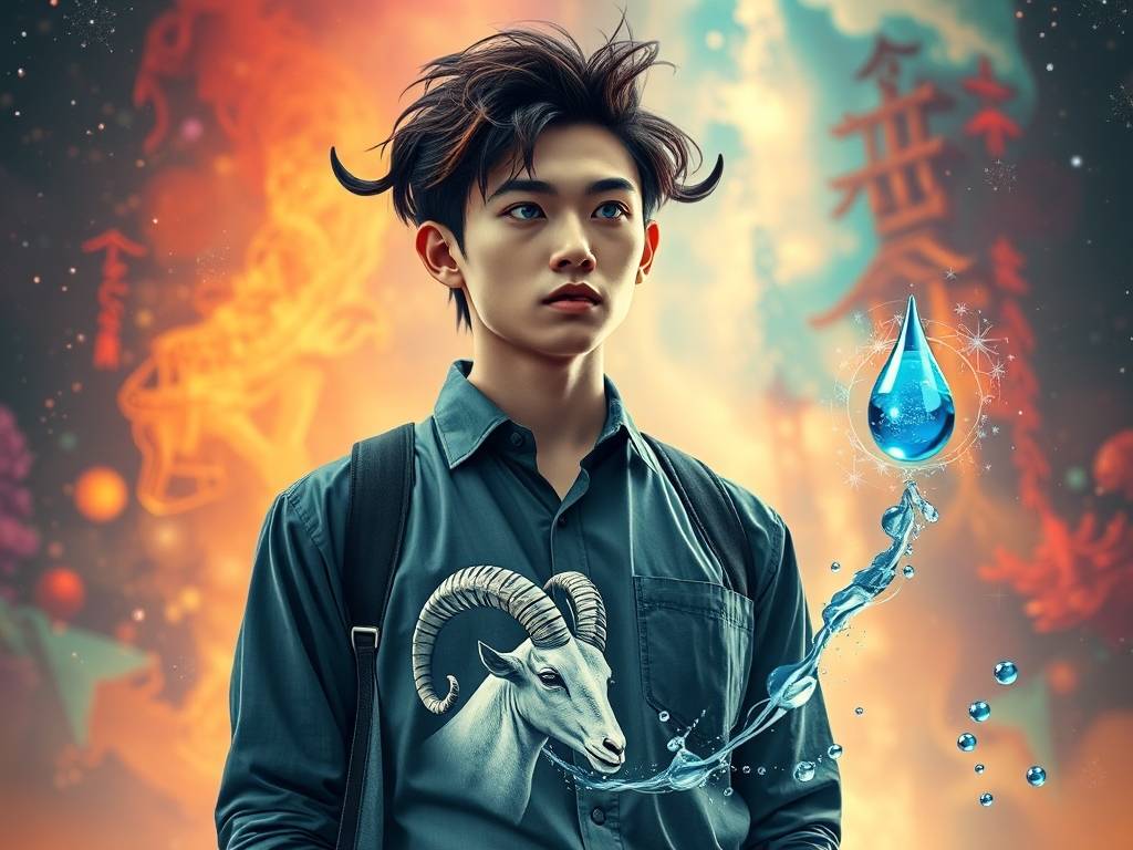 属羊水瓶座男生性格爱情观