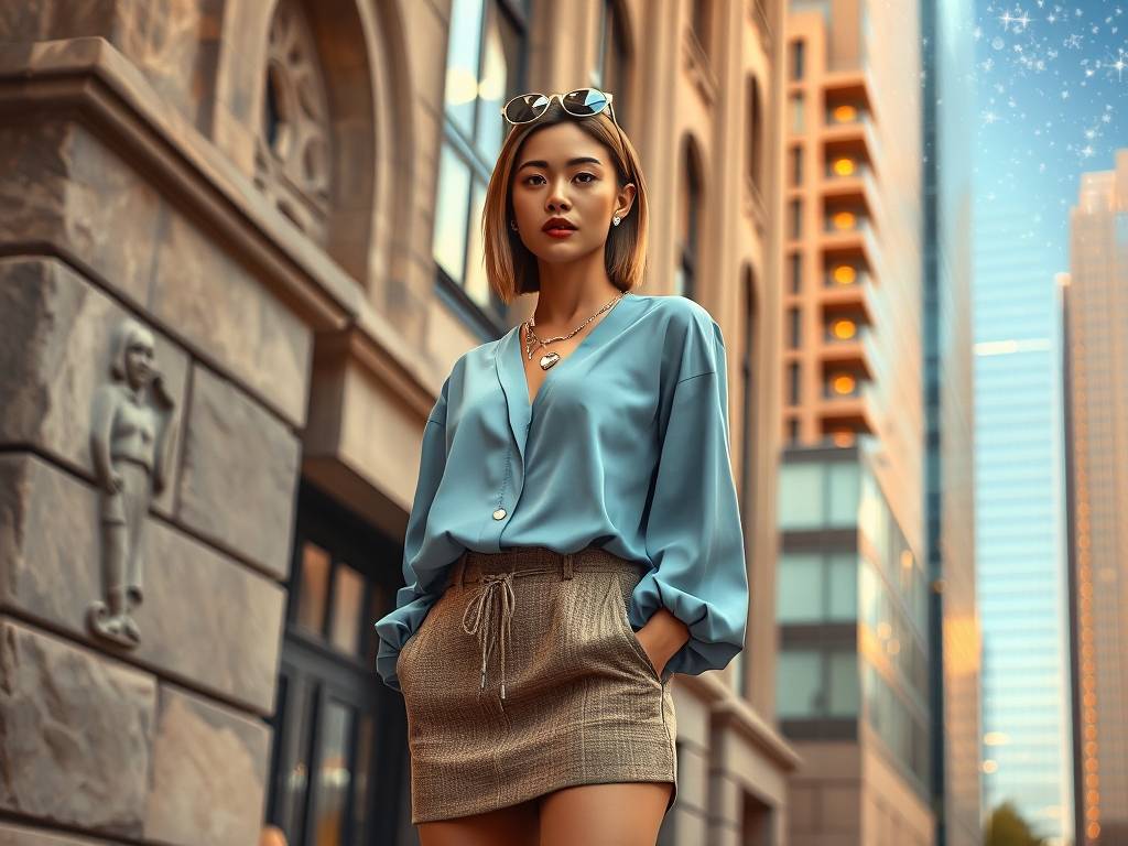 天秤座时尚造型图片
