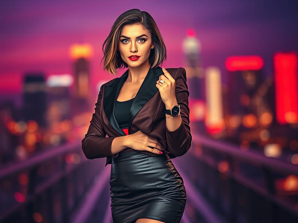白羊座时尚图片女生头像真人
