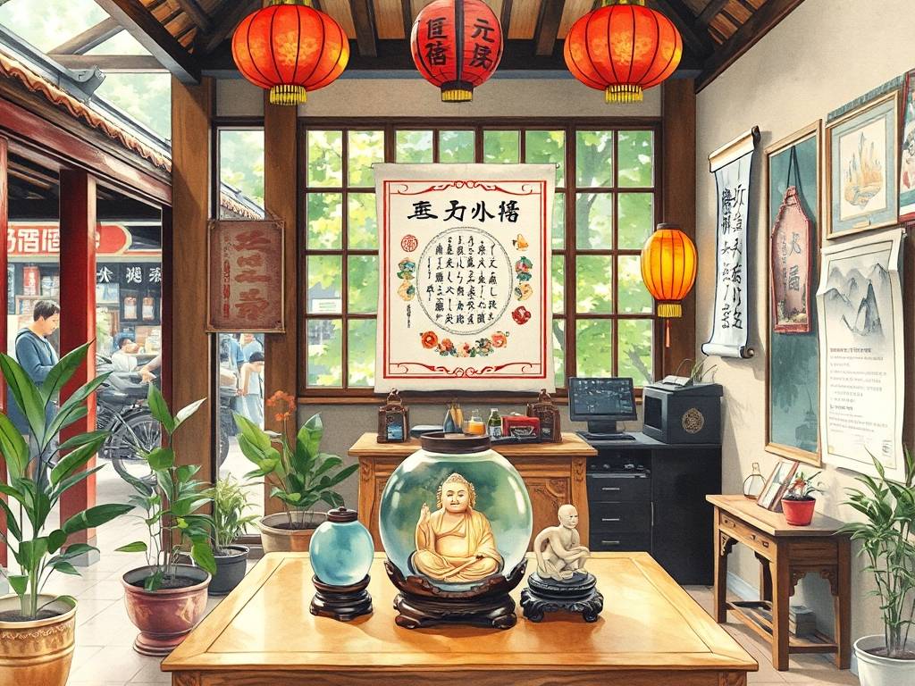 开店店面摆放风水图解视频