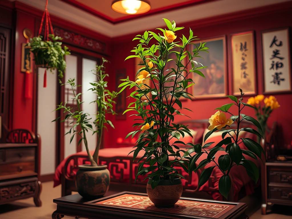 卧室风水放什么花好旺财图片