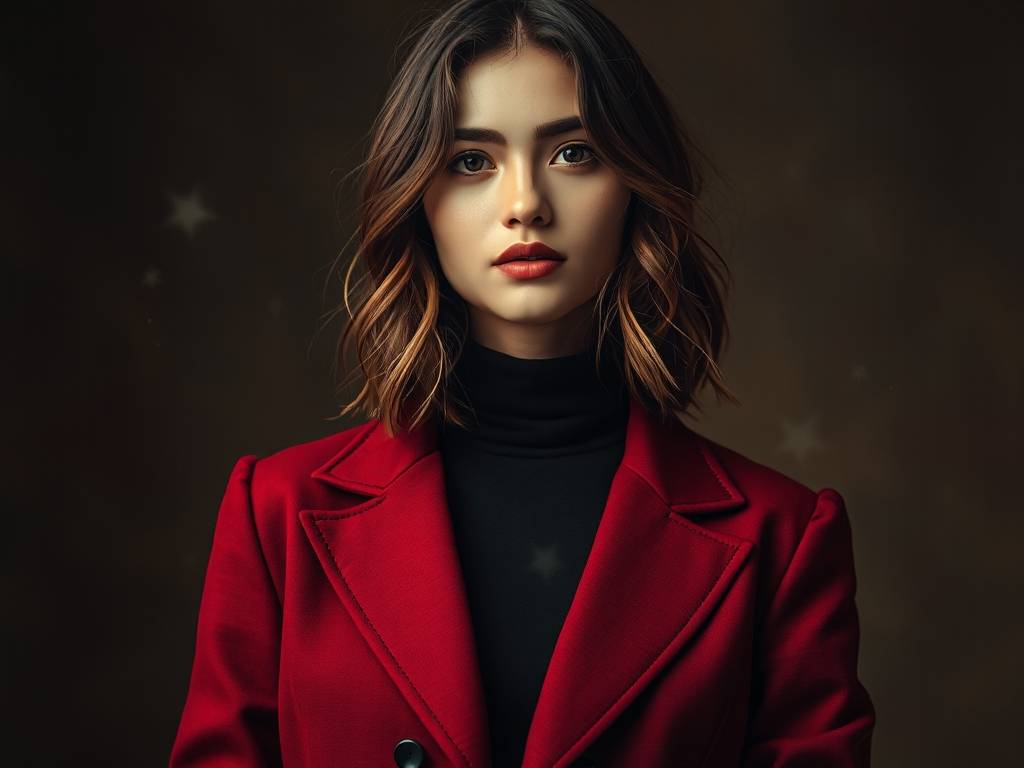 摩羯座时尚造型图片女生可爱