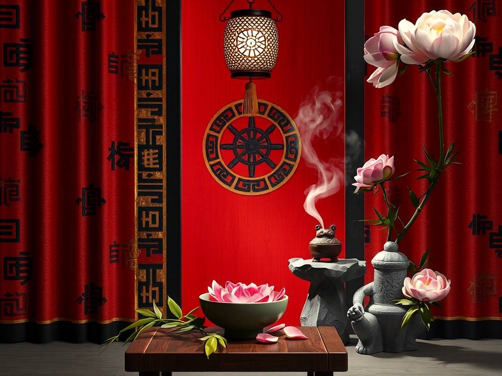 卫生间风水门帘