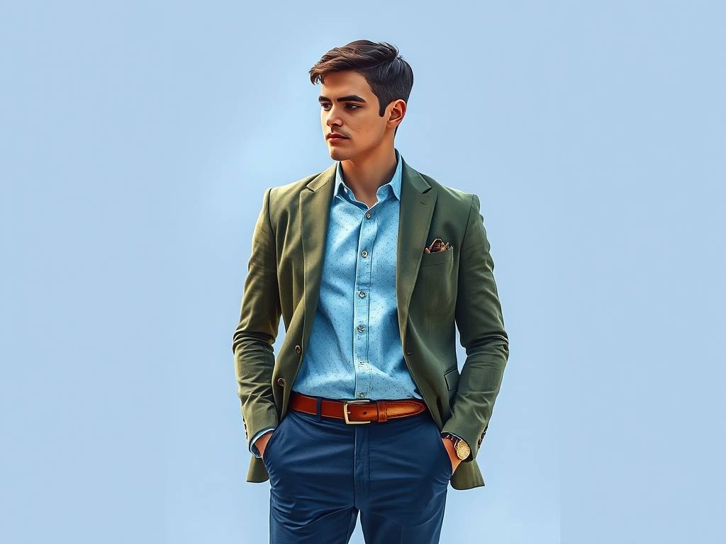 巨蟹座时尚衣服搭配男生图