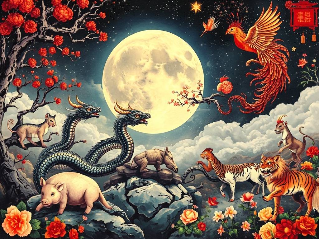 子鼠丑牛寅虎卯兔辰龙巳蛇午马未羊申猴酉鸡戌狗亥猪
