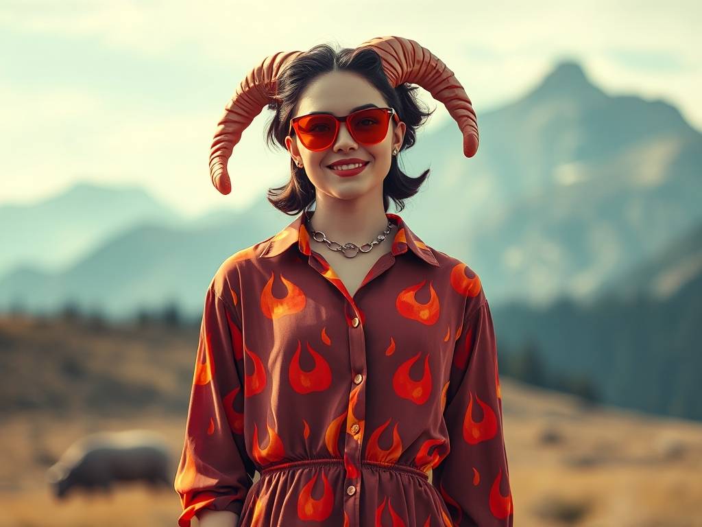白羊座明星搭配图片女孩可爱