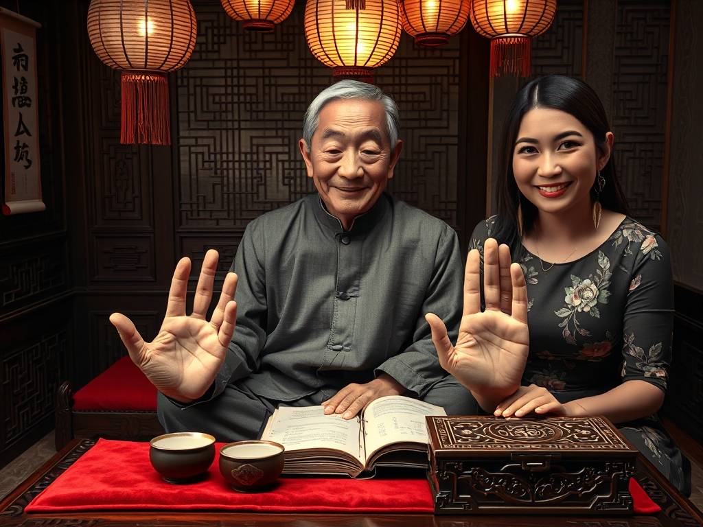 看手相算命男女用什么手