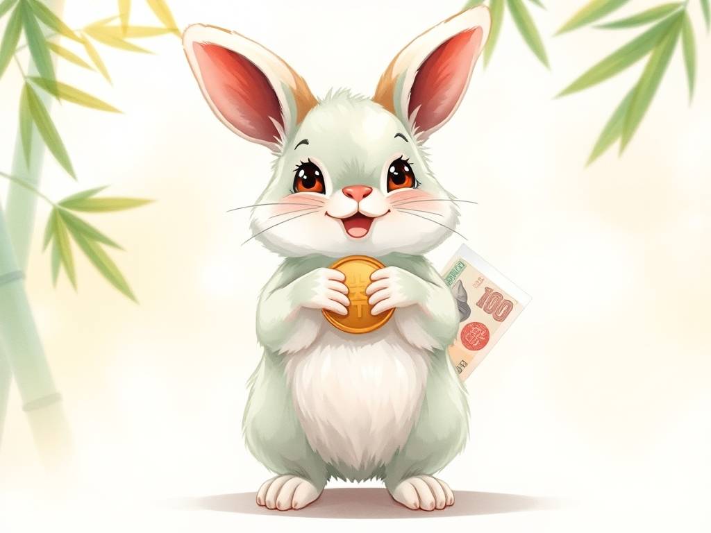 兔的招财微信头像