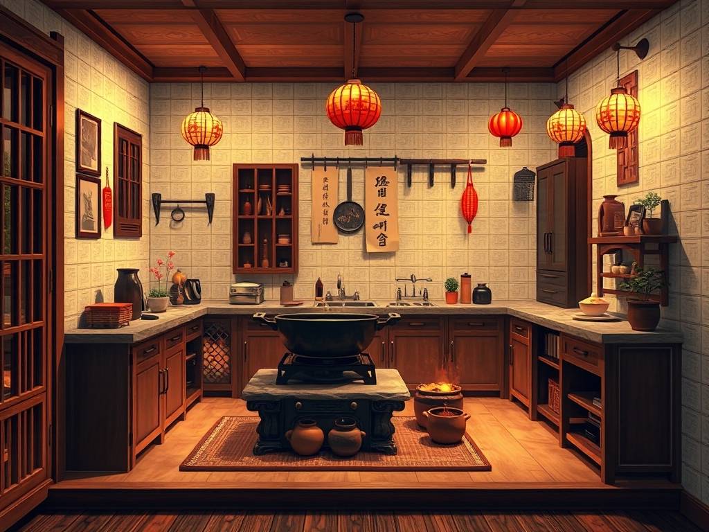 建房风水厨房布局图