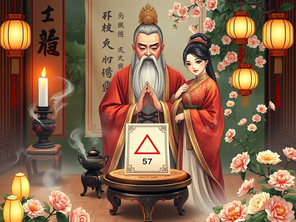 吕祖灵签57签解签求姻缘