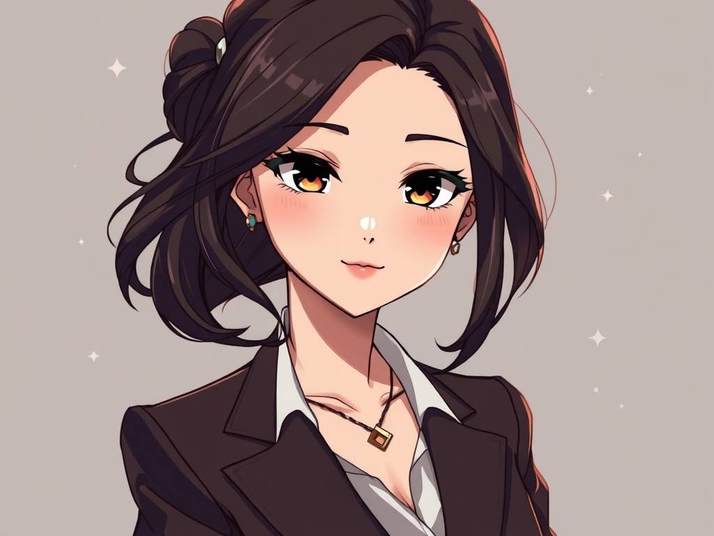 时尚摩羯座头像女生动漫