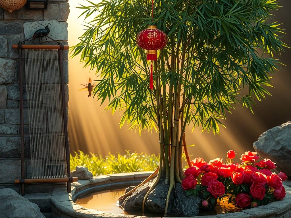 风水罗盘摆放招财树好吗
