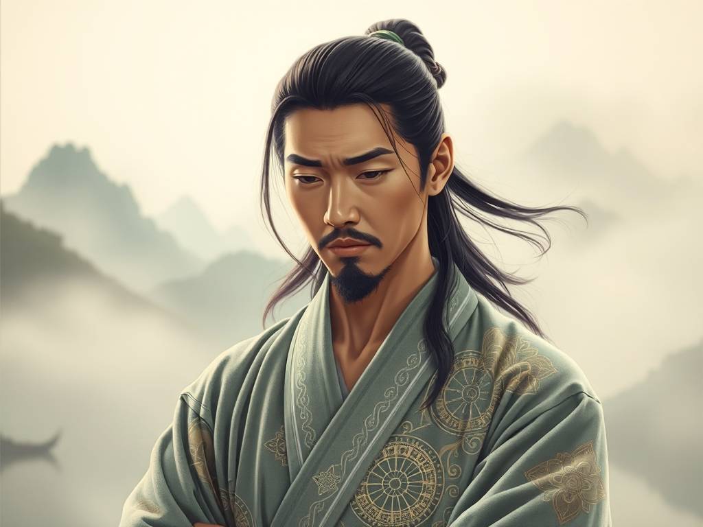 处女座头像男古风