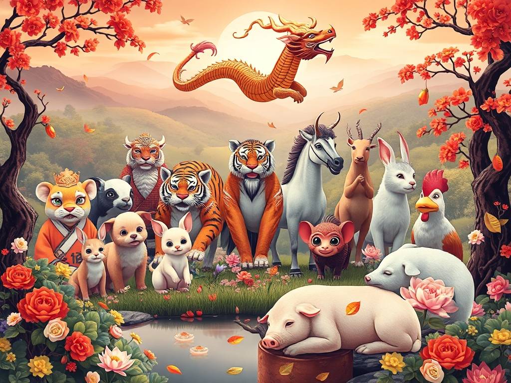 十二生肖图片高清