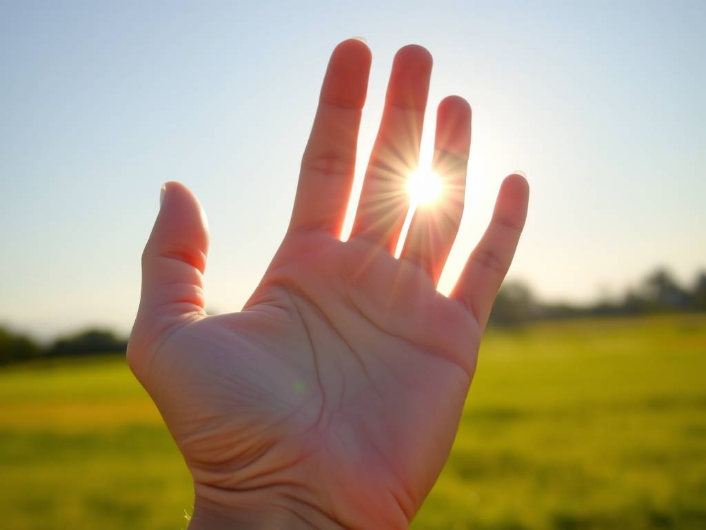 太阳线在手掌的什么位置
