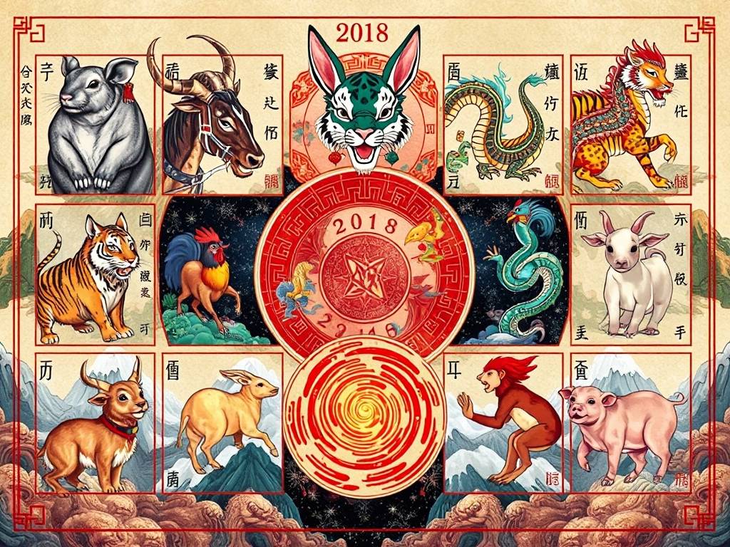十二生肖2018运势(2018十二生肖图照表)