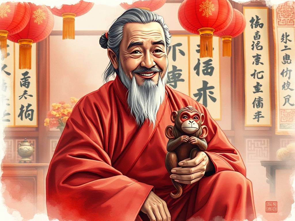 属猴爷爷(我属猴今年7岁,爸爸爷爷都属猴,爸爸爷爷大概多少岁)