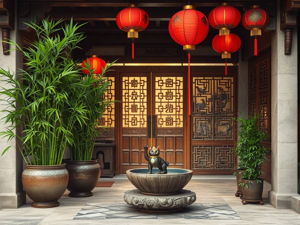门口摆件风水
